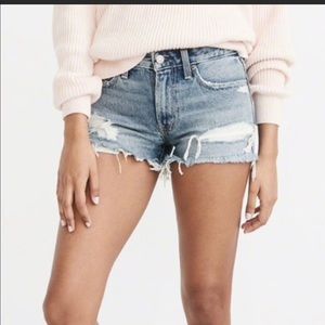 Abercrombie & Fitch Harper Low Rise denim shorts